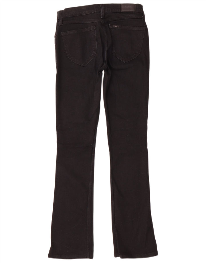 Lee Damen Bonnie Bootcut Jeans W29 L33 Schwarze Baumwolle