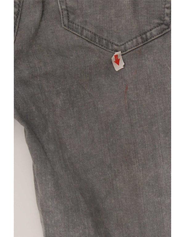 Levi's Damen Mile High Super Skinny Jeans W26 L30 Graue Baumwolle