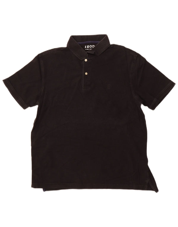 IZOD Herren Poloshirt Large Schwarz
