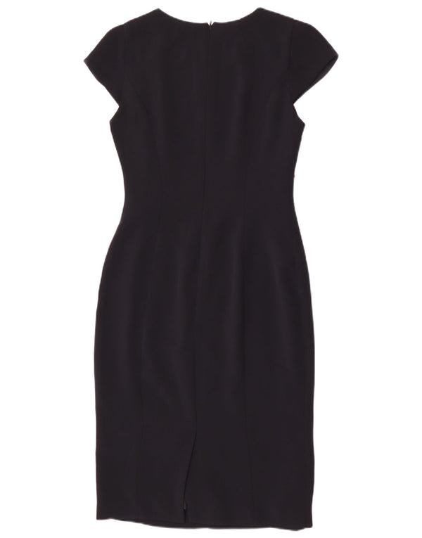 Hobbs Damen Etuikleid UK 8 Small Schwarz Polyester