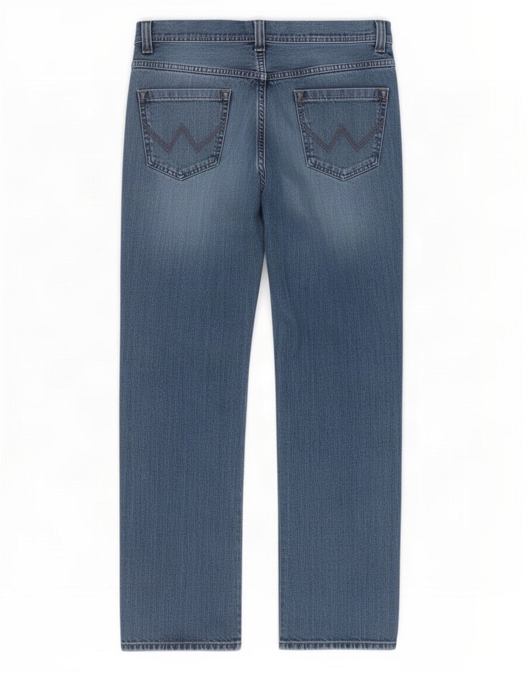 Wrangler Herren Wesley Regular Straight Jeans W36 L32 Blaue Baumwolle