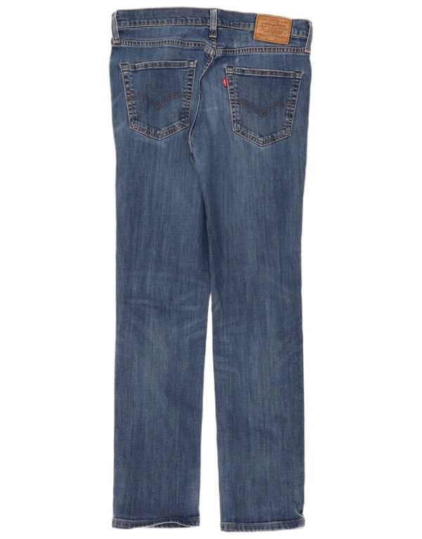 Levi's Damen 511 Slim Jeans W33 L34 Blaue Baumwolle