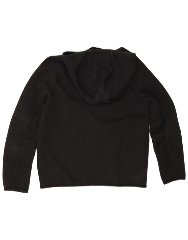 Nike Jungen-Kapuzenpullover mit Reißverschluss, 13–14 Jahre, XL, schwarze Baumwolle