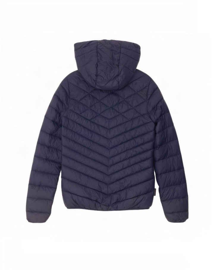 Jack Wolfskin Damen Wattierte Jacke UK 8/10 Small Marineblaues Nylon
