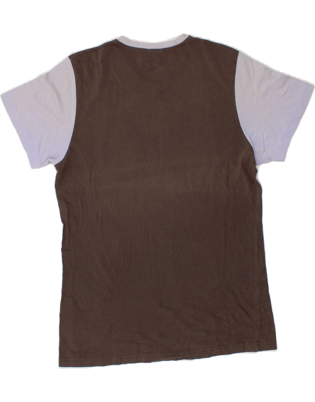 FILA Mens T-Shirt Top Medium Brown Colourblock Cotton Vintage Fila and Second-Hand Fila from Messina Hembry 