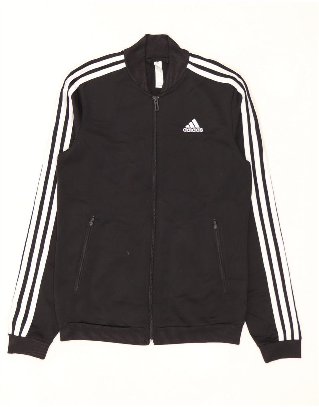ADIDAS Damen Trainingsanzug Top Jacke UK 4/6 XS Schwarz Polyester