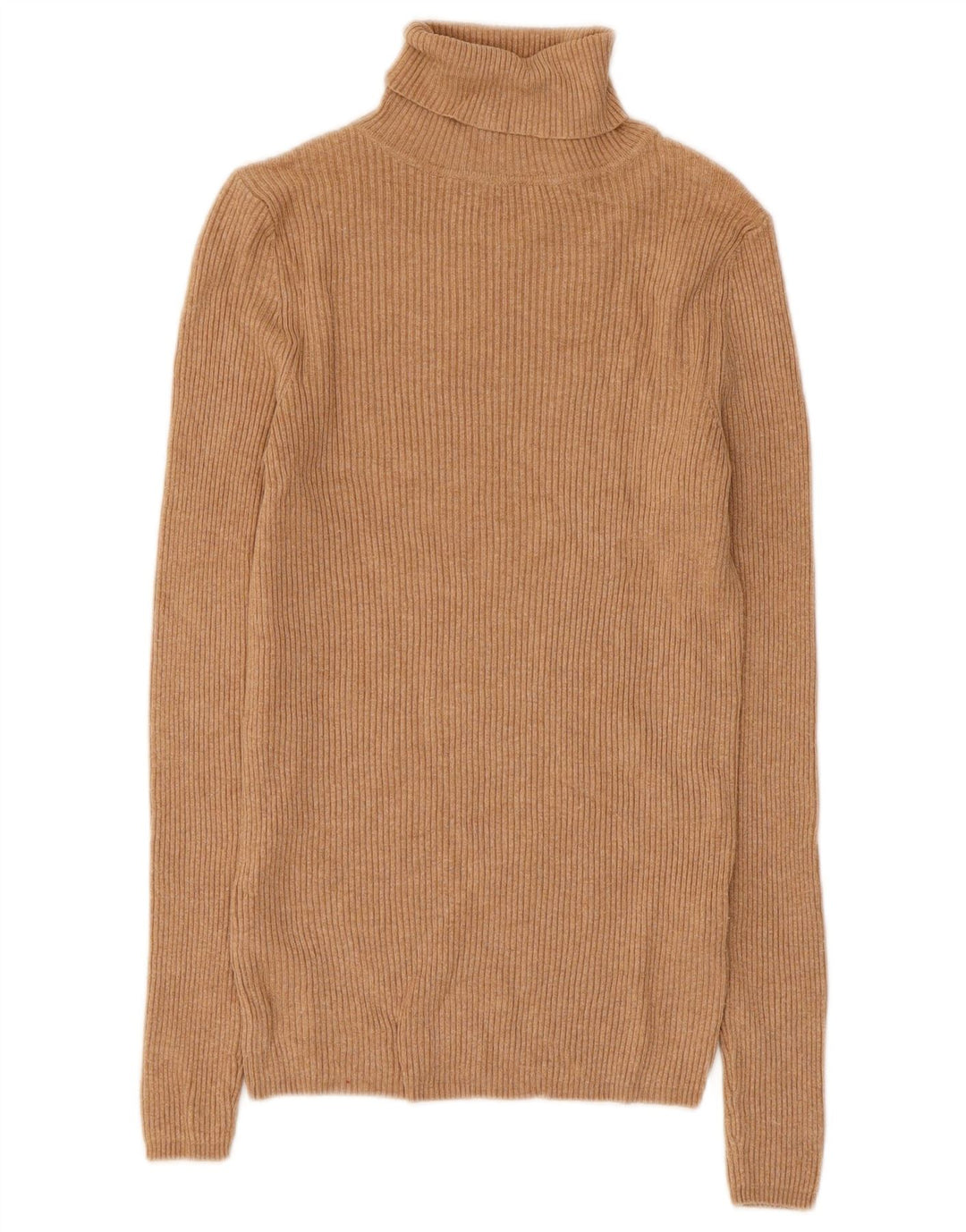 Marks & Spencer Damen-Pullover mit Rollkragen, Gr. 10, Größe S, braun, Viskose
