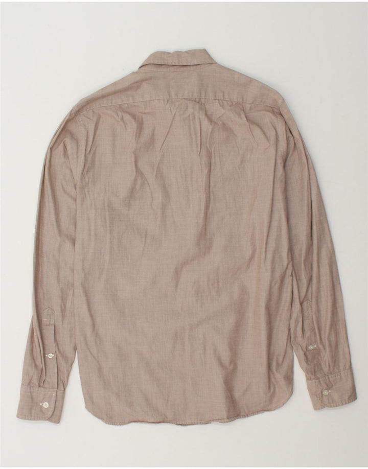 J. CREW Mens Slim Shirt Small Grey Gingham Cotton Vintage J. Crew and Second-Hand J. Crew from Messina Hembry 