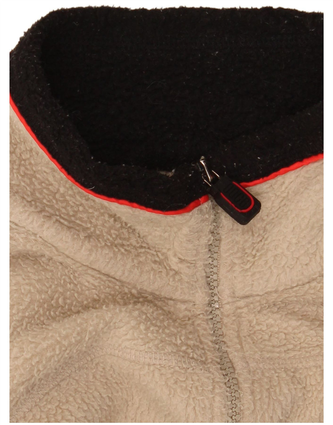 FILA Herren Fleecejacke UK 36 Small Beige Colourblock Polyester