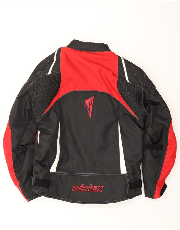 Wintex Herren Motorstyle Graphic Racer Jacke UK 38 Medium Black Colourblock