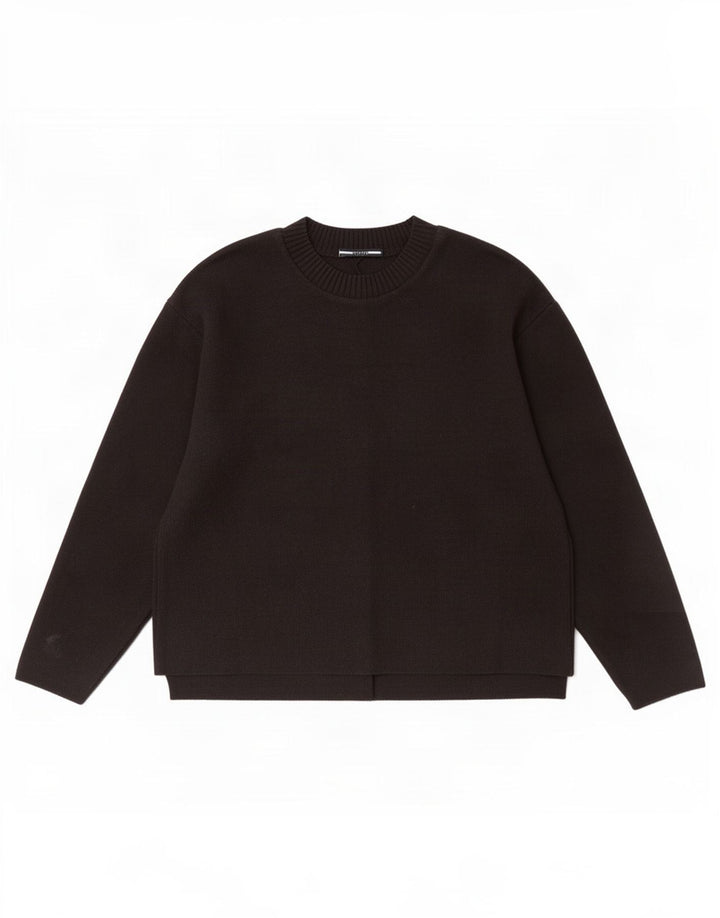 Zara Damen-Pullover mit Rundhalsausschnitt, Gr. 10, Größe S, Schwarz, Polyester