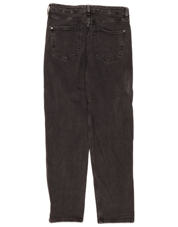 Marks & Spencer Damen Boyfriend Tapered Jeans UK 12 Medium W30 L29 Grau
