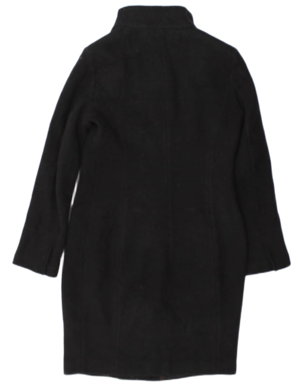 Zara Damen Mantel UK 10 Small Schwarz