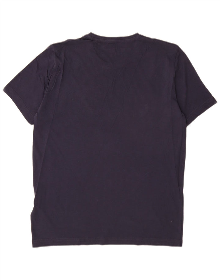 Mustang Herren-T-Shirt mit Grafik, mittlere marineblaue Baumwolle