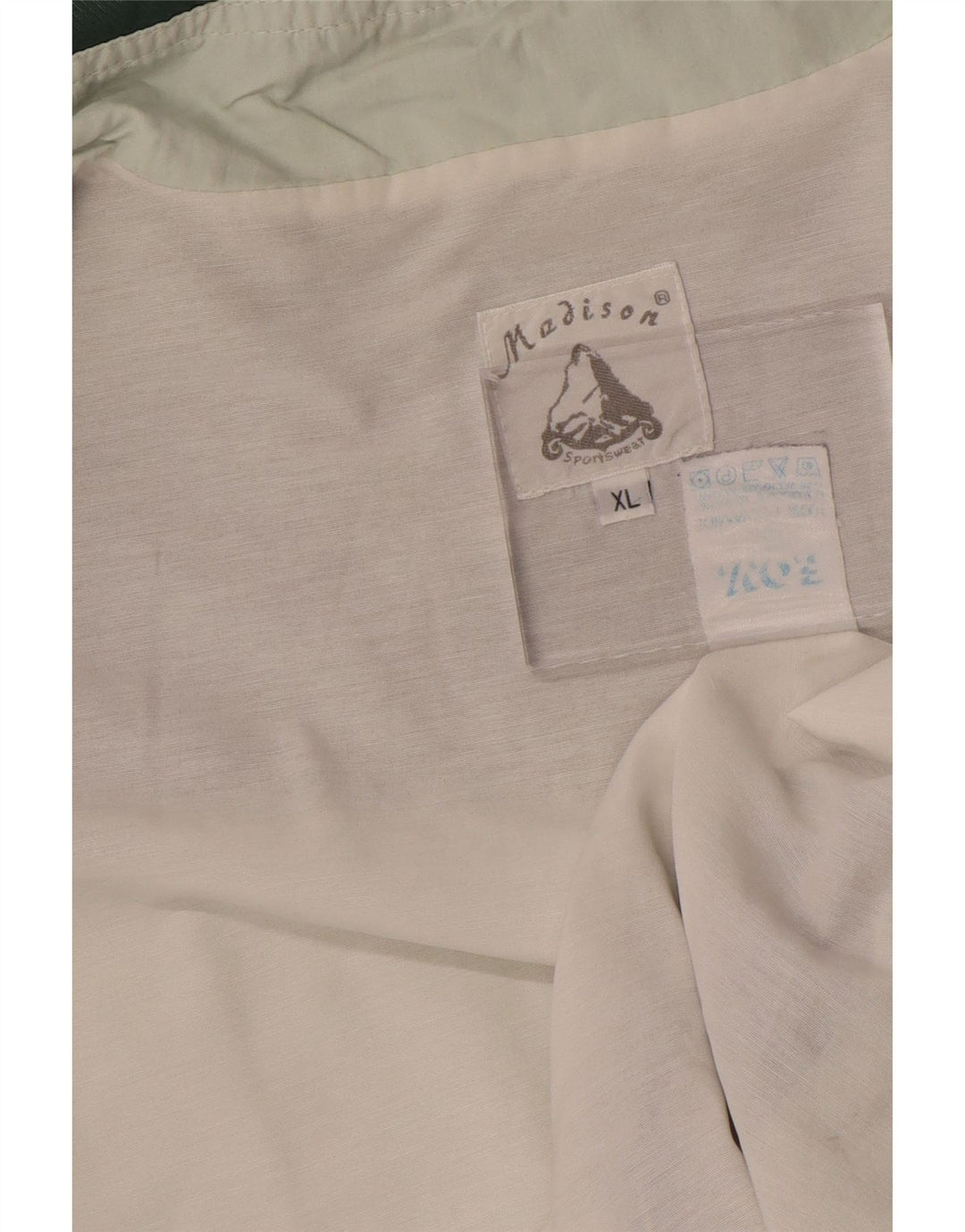 Madison Herren-Trainingsanzugoberteil, Jacke, XL, Grün, Farbblock, Polyamid, Sport