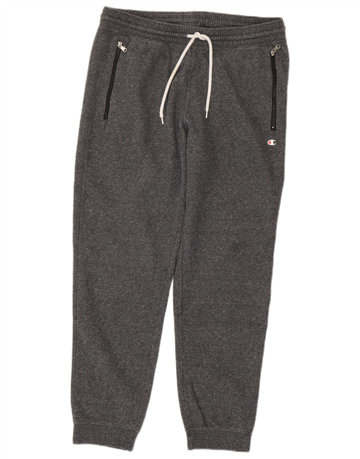 CHAMPION Mens Tracksuit Trousers Joggers Medium  Grey Cotton