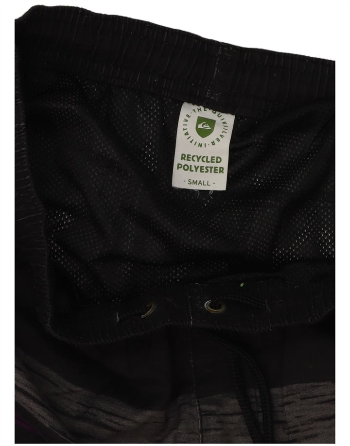 Quiksilver Herren-Badeshorts, Größe S, Schwarz, Colourblock-Polyester