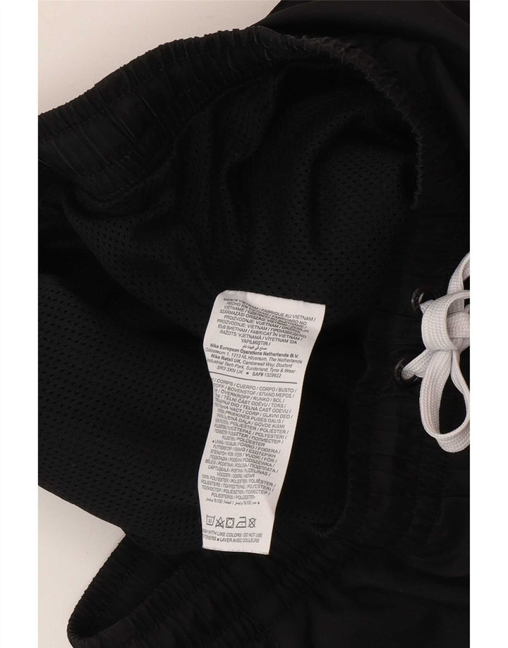 Nike Herren-Badeshorts, groß, aus schwarzem Polyester