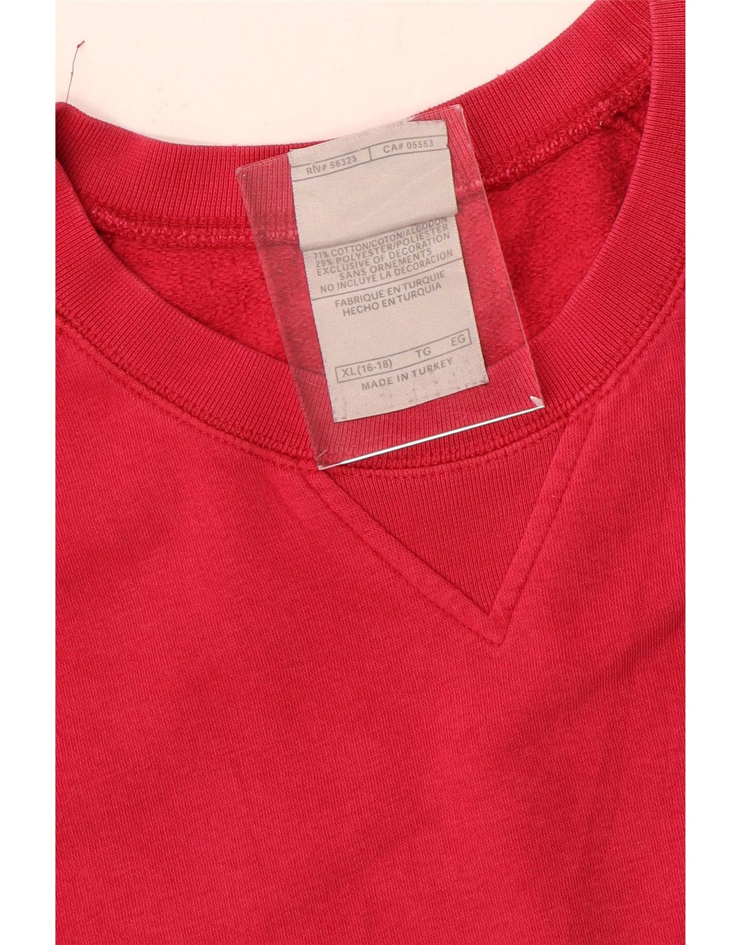 Nike Damen Sweatshirt Pullover US 16/18 XL Rosa Baumwolle