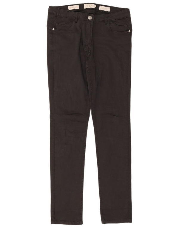 Dack's Damen Slim Fit Freizeithose IT 46 Large W32 L32 Schwarze Baumwolle