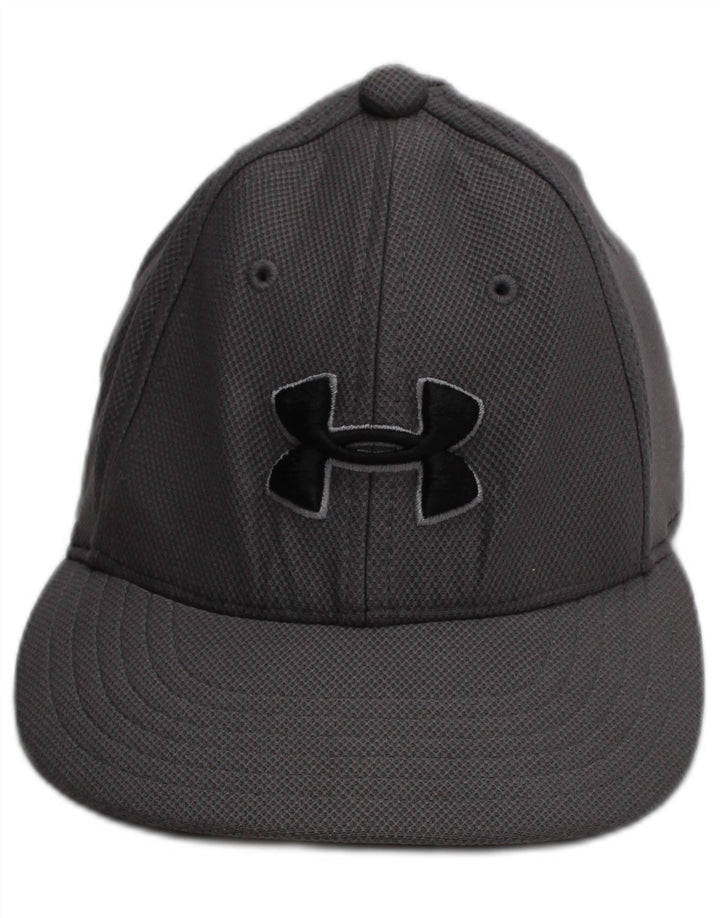 UNDER ARMOUR Boys Graphic Baseball Cap One Size S/M Grey Polyester
