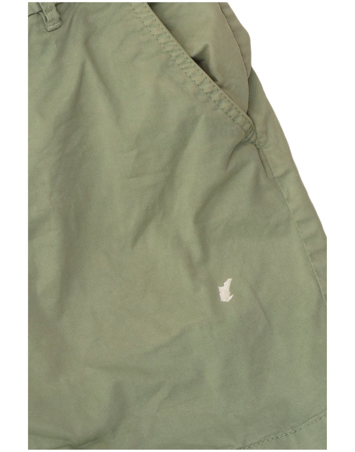 Fat Face Damen Chinoshorts US 6 Medium W30 Grüne Baumwolle
