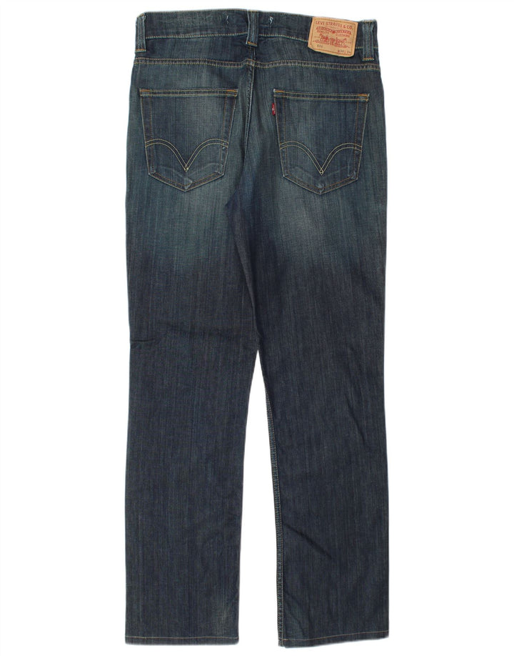 Levi's Herren 511 Slim Jeans W36 L32 Blaue Baumwolle