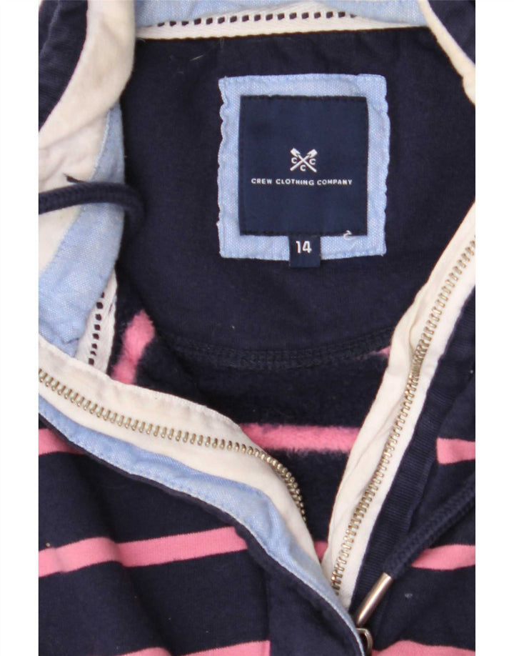 Crew Clothing Damen-Sweatshirt-Pullover, Gr. 14, mittelmarineblau gestreift