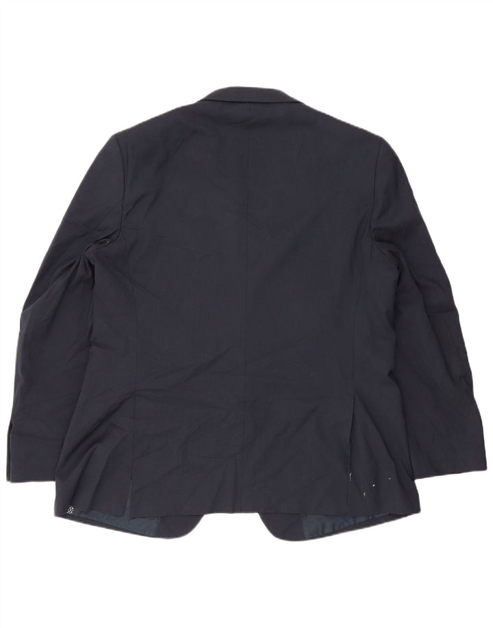 Marks & Spencer Herren-Blazer mit 2 Knöpfen, UK 46, XL, Marineblau