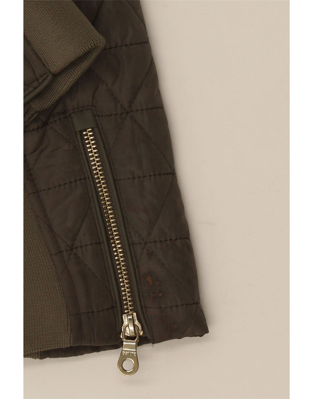 Marks & Spencer Damen Steppjacke UK 14 Large Khaki Polyester