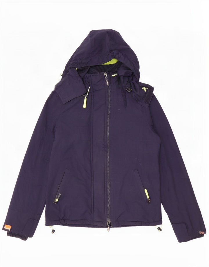 Superdry Damen The Windcheater Windjacke UK 14 Medium Marineblau