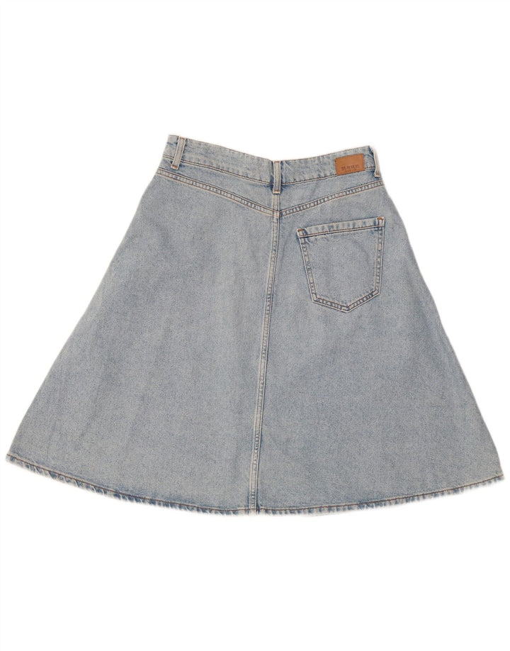 Zara Damen Jeansrock Medium W28 Blau