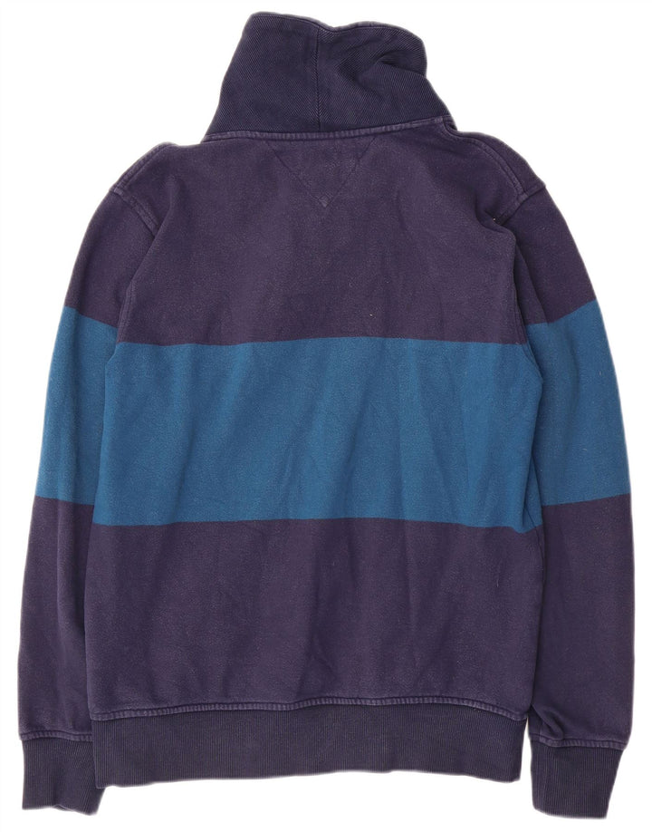 Tommy Hilfiger Herren-Sweatshirt-Pullover, mittelgroß, Marineblau, Farbblock