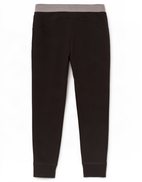 Hollister Womens Graphic Crop Trainingsanzug Hose Jogger UK 14 Medium Schwarz