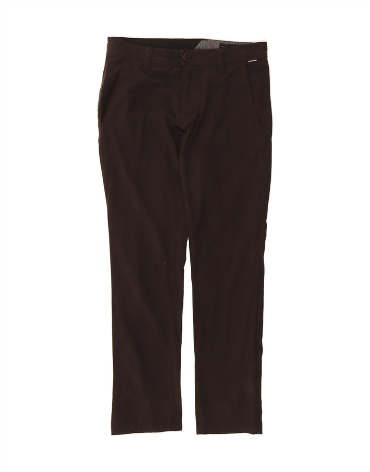 VOLCOM Womens Slim Chino Trousers W29 L29 Black Vintage Volcom and Second-Hand Volcom from Messina Hembry 