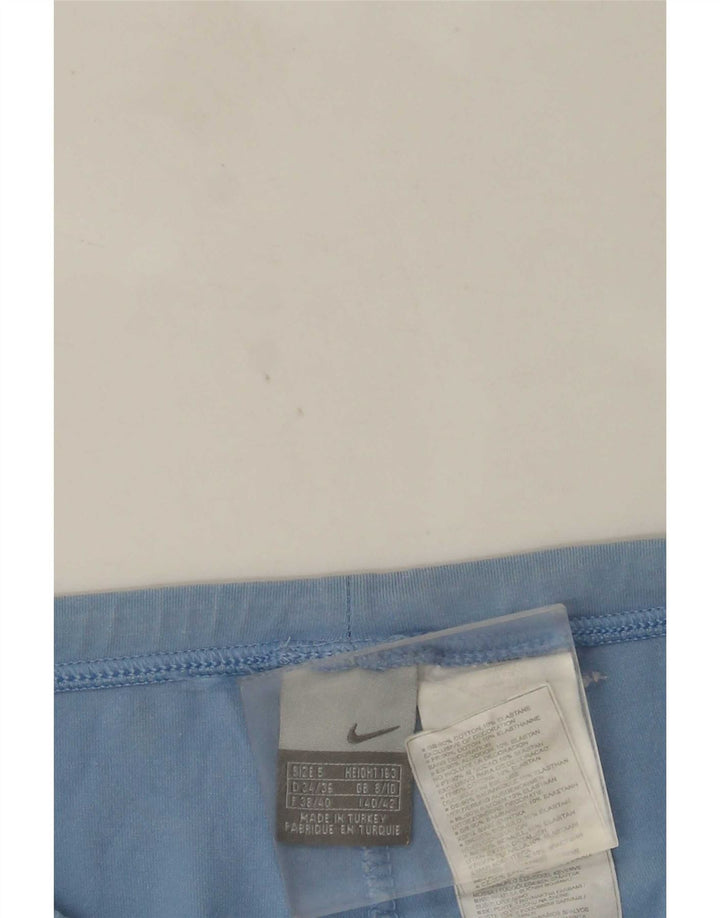 Nike Damen-Trainingshose, UK 8/10, Größe S, blau, Baumwolle