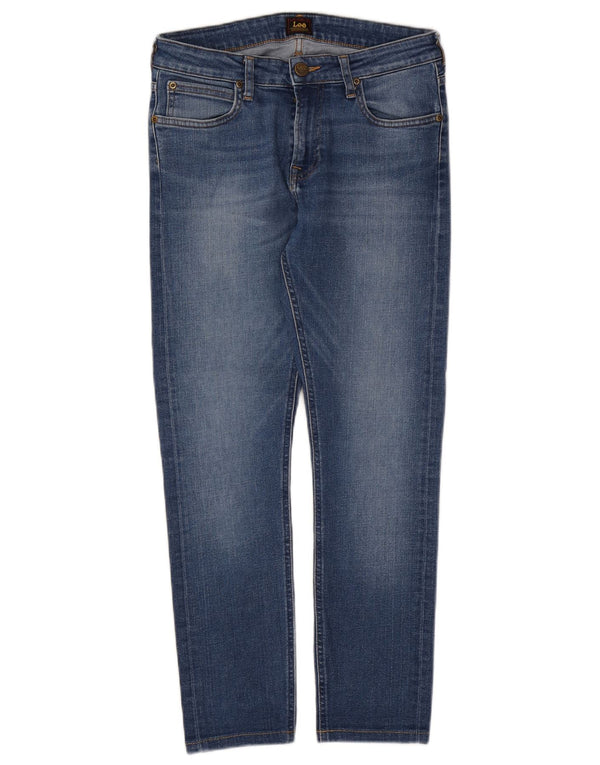 Lee Womens Malone Slim Jeans W30 L27 Blue Cotton