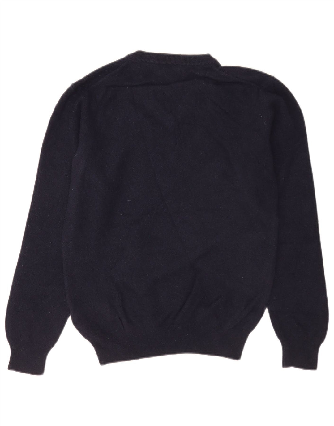 Gant Damen-Pullover mit V-Ausschnitt, UK 10, Größe S, marineblaue Lammwolle