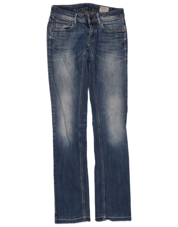 G-Star Damen 3301 Slim Bootcut Jeans W28 L33 Blau