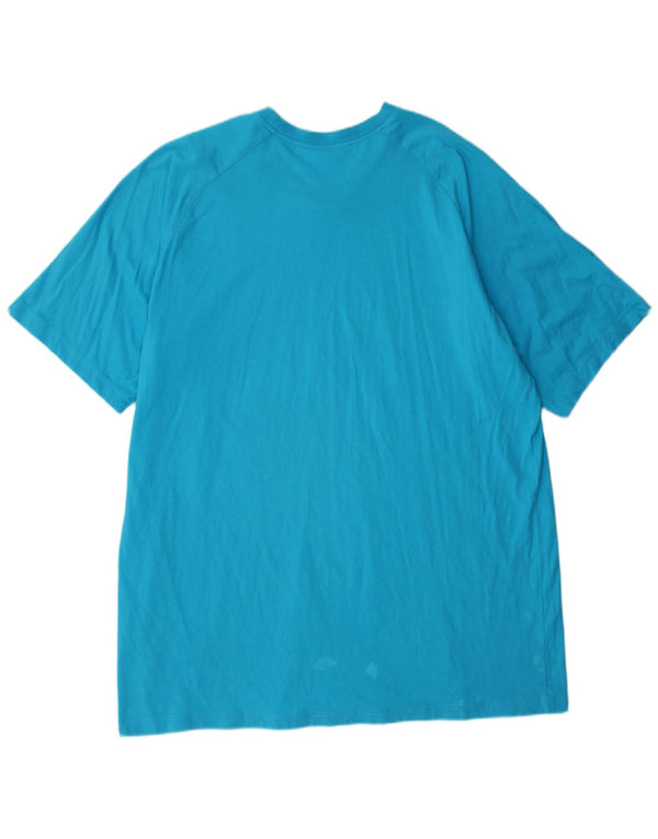 Adidas Herren Grafik T-Shirt Top 2XL Blau Sport