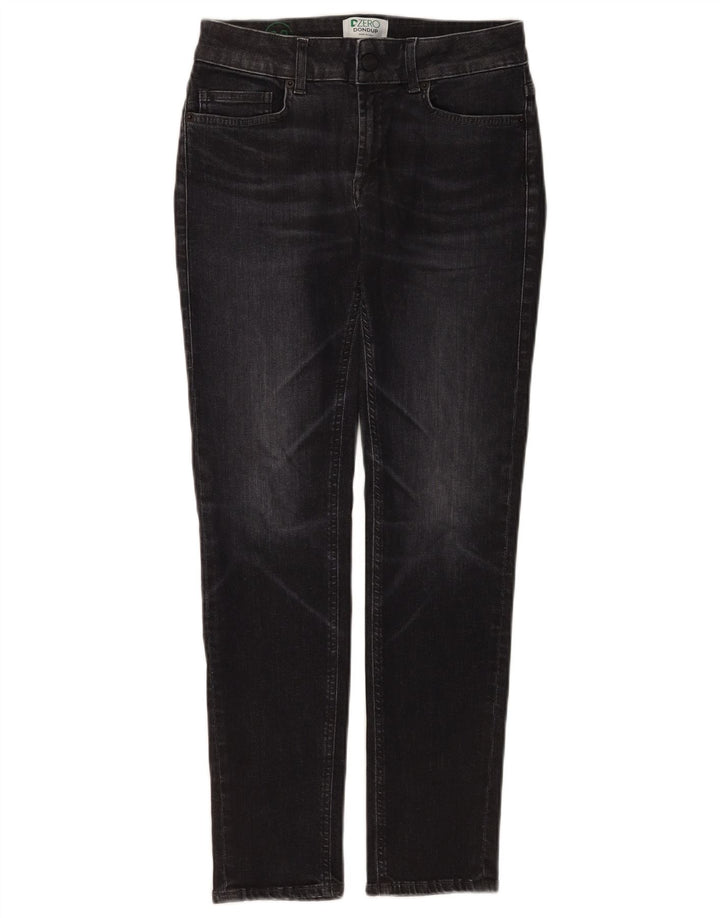 Dondup Damen Slim Jeans W28 L28 Schwarz Polyester