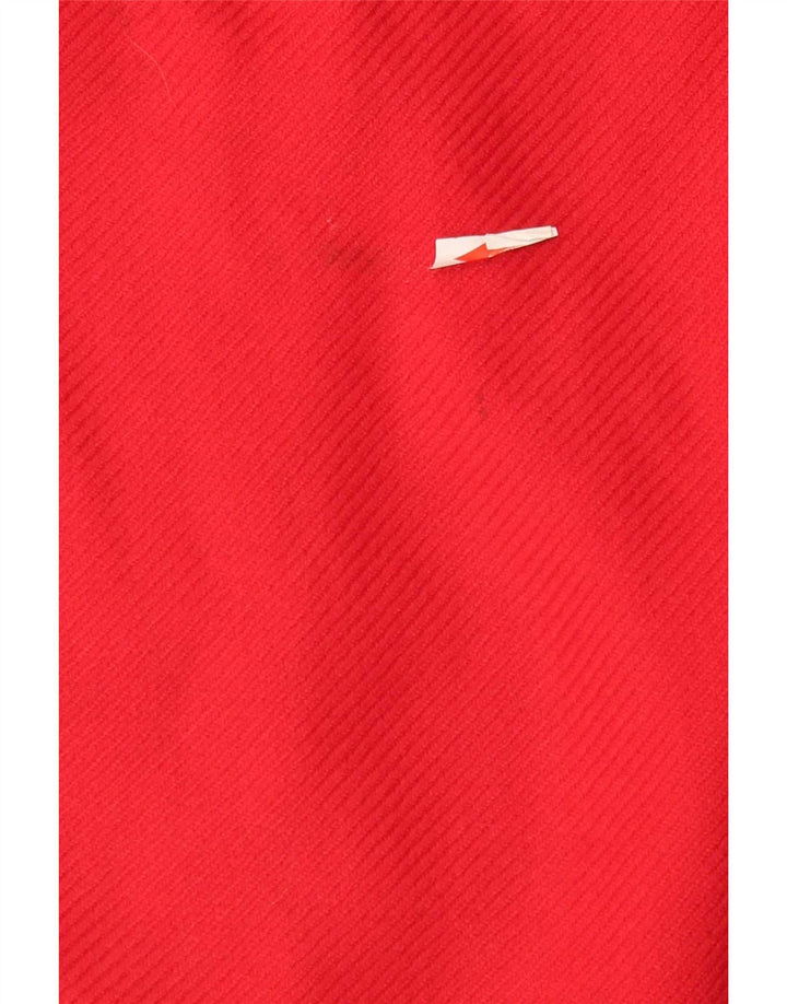 Vintage Damen Bleistiftrock W34 Groß Rot