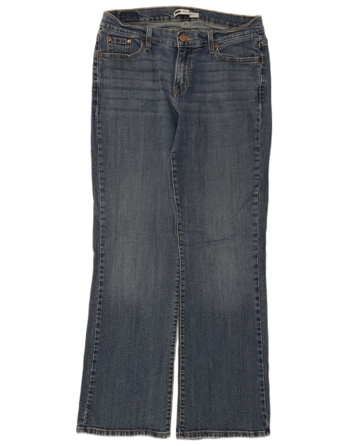 LEVI'S Damen 529 Curvy Bootcut Jeans W32 L32 Blaue Baumwolle