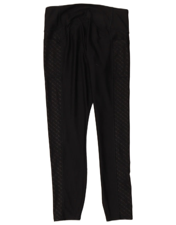 UNDER ARMOUR Womens Leggings Large Black Polyester