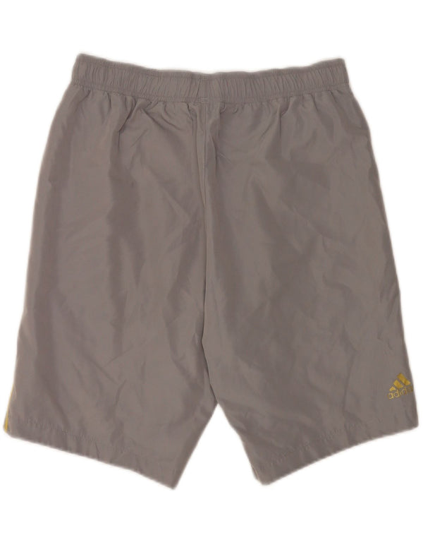 Adidas Herren Graphic Sport Shorts Mittelgraues Polyester