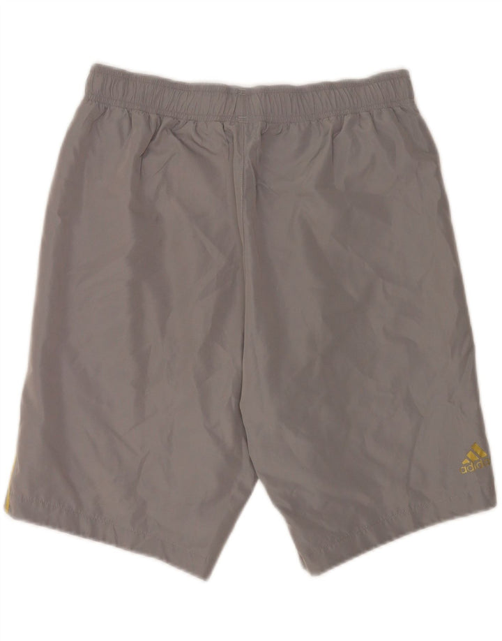 Adidas Herren Graphic Sport Shorts Mittelgraues Polyester