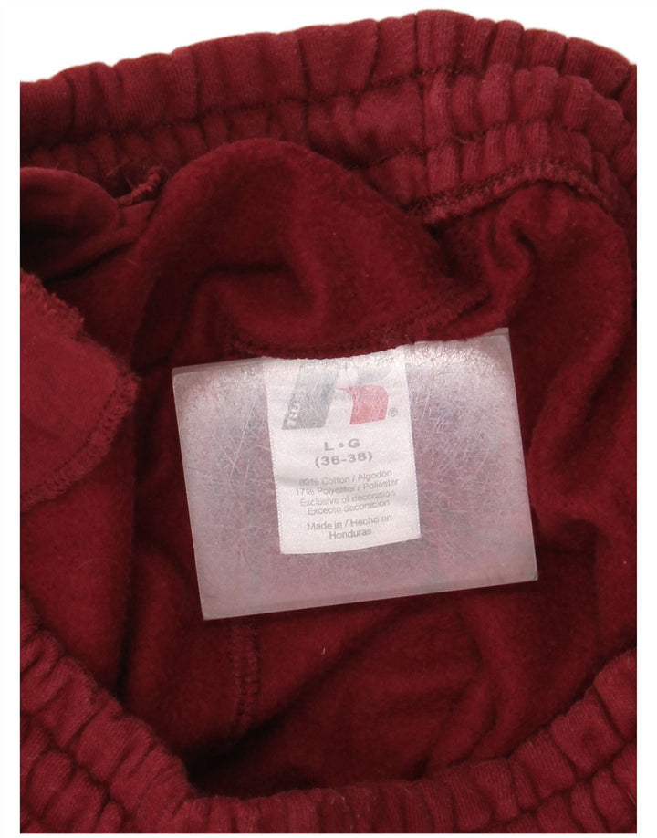 RUSSELL ATHLETIC Herren-Trainingshose, große, kastanienbraune Baumwolle