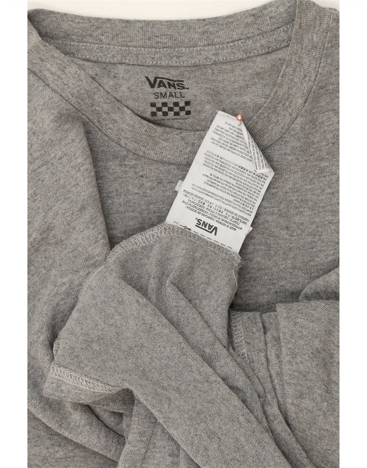 Vans Herren T-Shirt Top Small Grau gefleckte Baumwolle