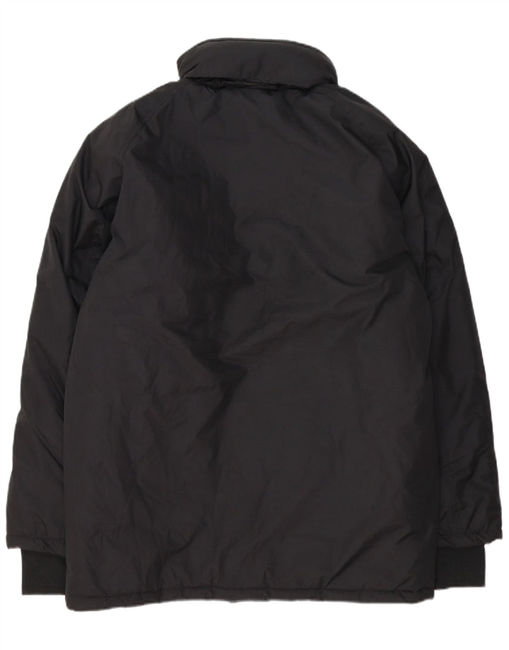 Umbro Herren Grafik gepolsterte Jacke UK 42 XL Schwarz Polyester
