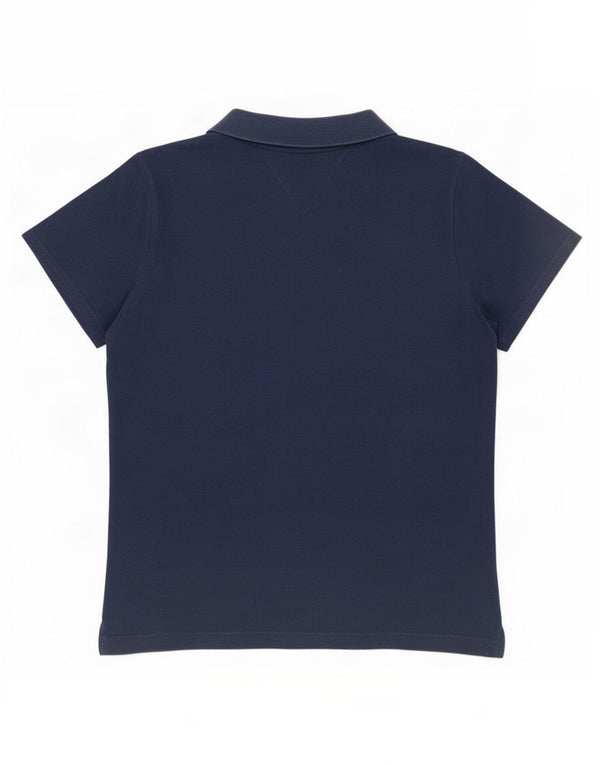Tommy Hilfiger Damen-Poloshirt mit klassischer Passform, UK 18, XL, Marineblau, Baumwolle
